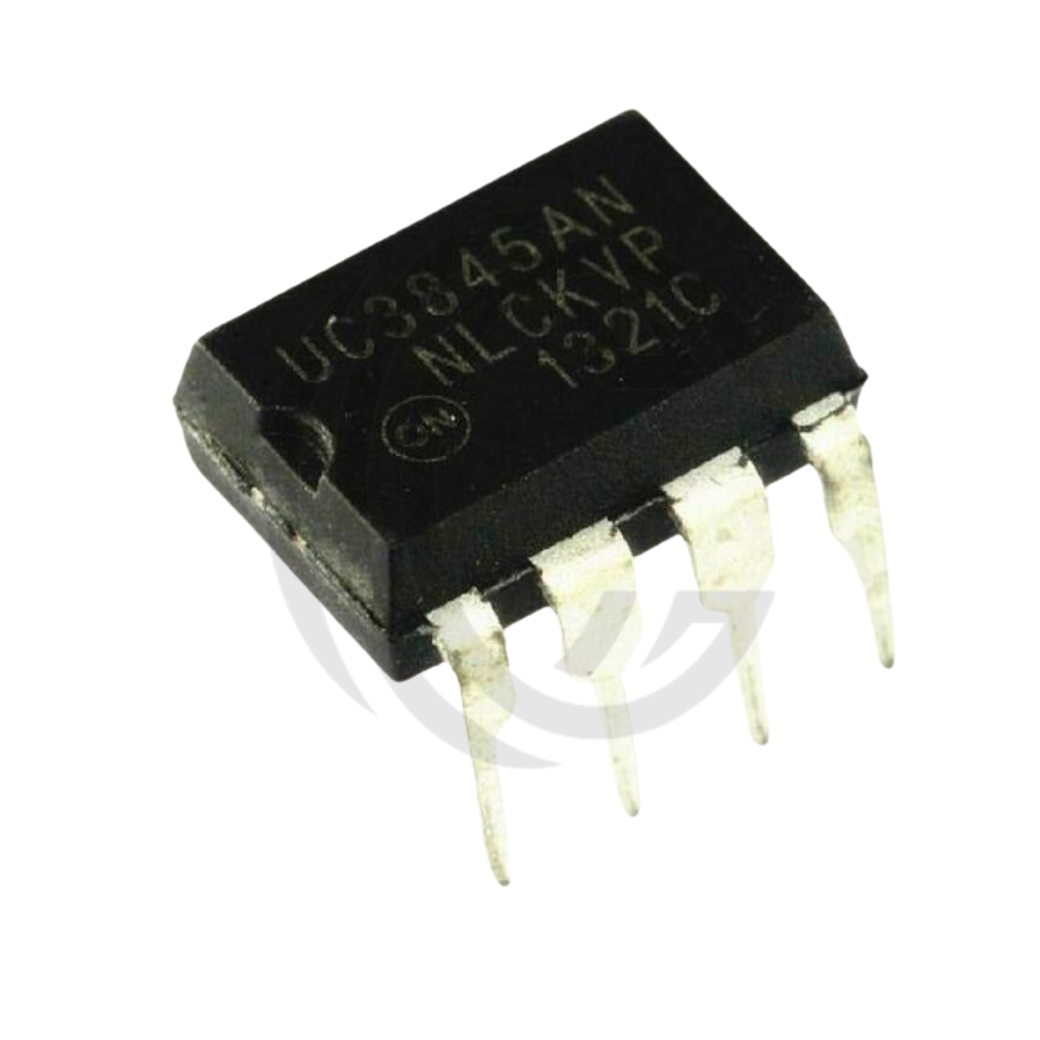 UC3845 integrated circuit chip with 8 pins from The Component Centre for electronic applications