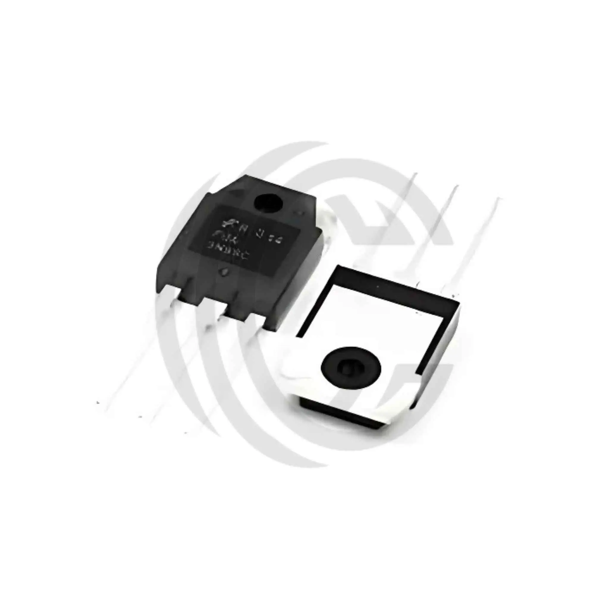 9N90 power transistor component from The Component Centre with black and white casing